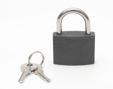 Bir kilit ve anahtarları