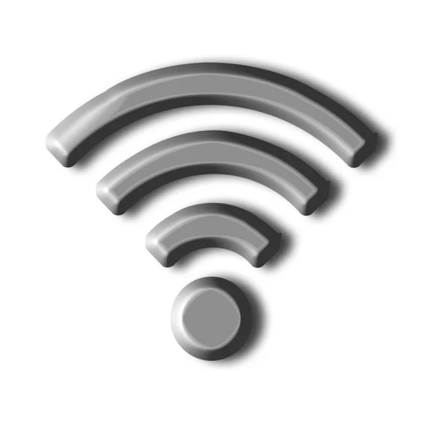 Símbolo WiFi — Fotografia de Stock