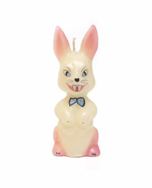 Decorative candle in the shape of a rabbit — Stock Photo, Image