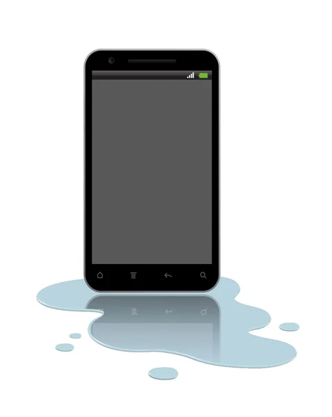 Waterproof mobile phone — Stock Photo, Image