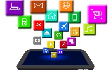 Exchange apps ile dijital tablet