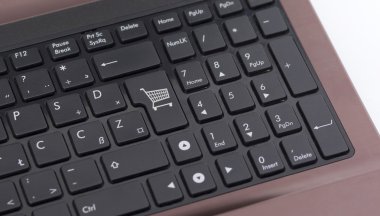 Klavye alışveriş sepeti sembolü