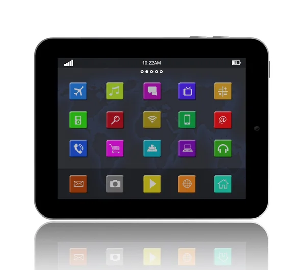 Digital Tablet and Apps — Stock Photo, Image