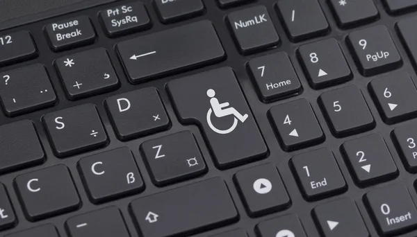 Disabled button — Stock Photo, Image