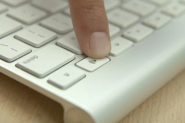 Botón Volumen en el teclado del ordenador —  Fotos de Stock