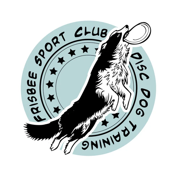 Club deportivo Frisbee — Vector de stock