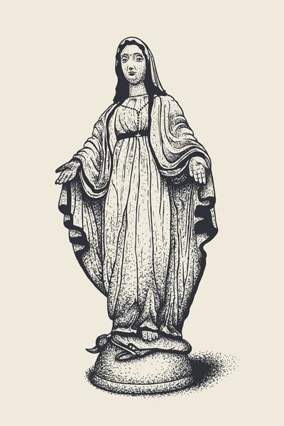 Heilige Maagd Maria — Stockvector