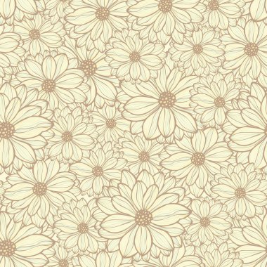 papatyalar ile desen