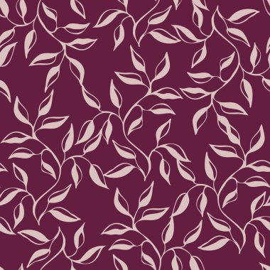 yaprakları ile desen