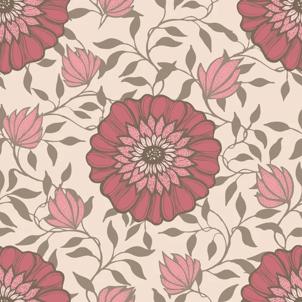 Bloemen patroon — Stockvector