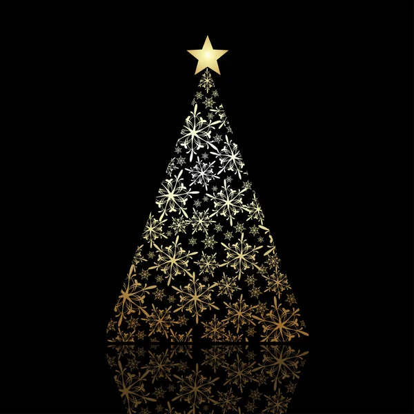 Kerstboom — Stockvector