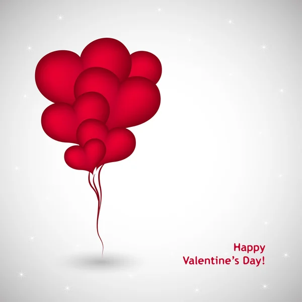 Tarjeta de felicitación del día de San Valentín — Vector de stock