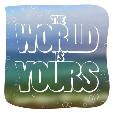 Deniz manzarası poster çerçeve ile