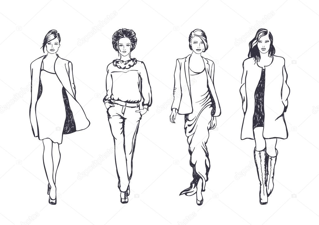 Women fashion models