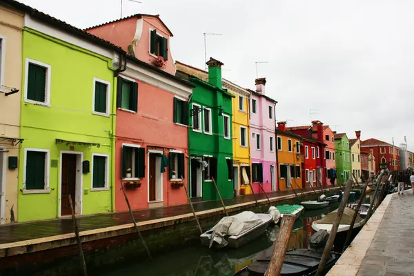 Burano, Venezia, Italia — Foto Stock