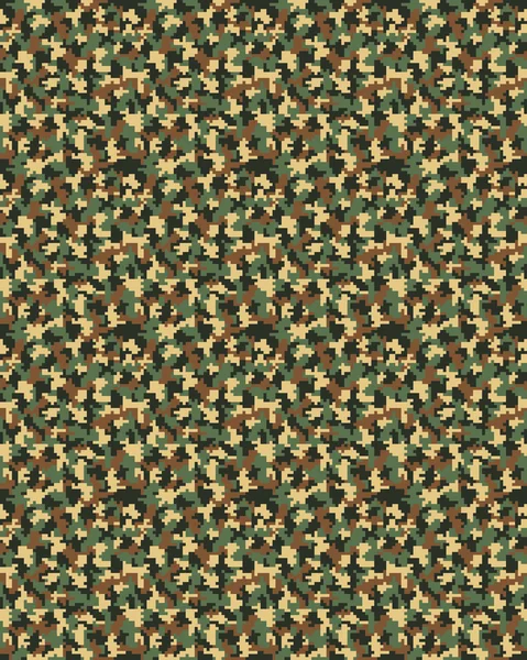 Camuflaje digital sin costuras — Vector de stock