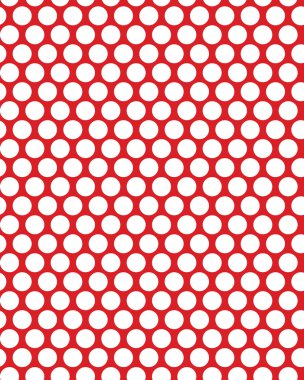 Kırmızı beyaz noktalar