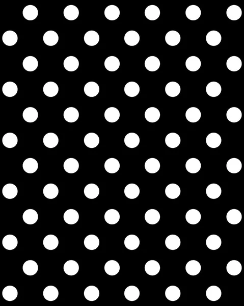 Λευκές κουκίδες σε μαύρο — Διανυσματικό Αρχείο