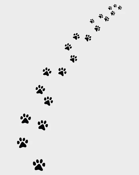 野生動物の足跡のセット 黒のシルエットのイラスト ストックベクター C Ratkomat