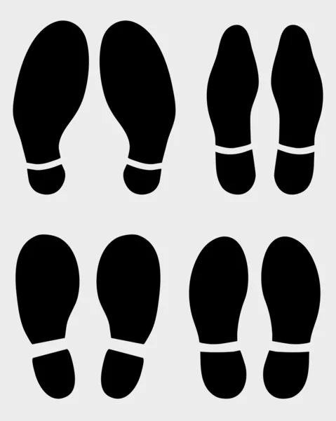 Принтами взуття — стоковий вектор