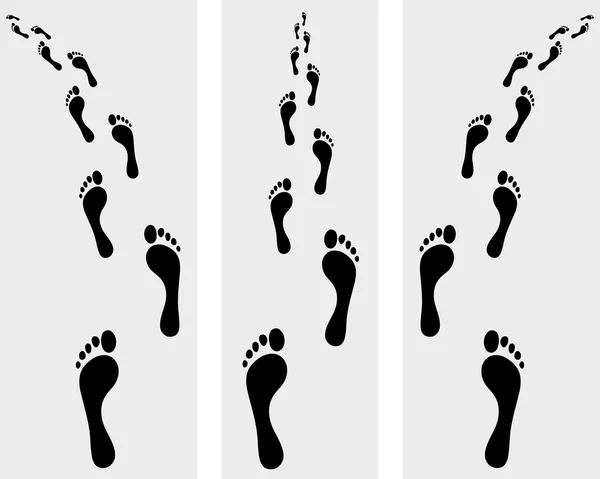 Footsteps 2 — Stock Vector