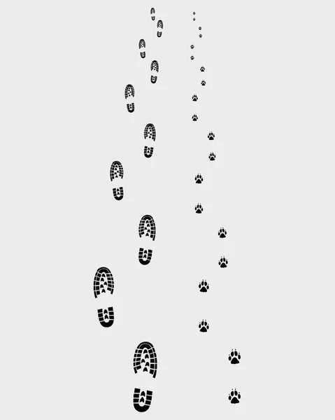 Footprints — Stock Vector