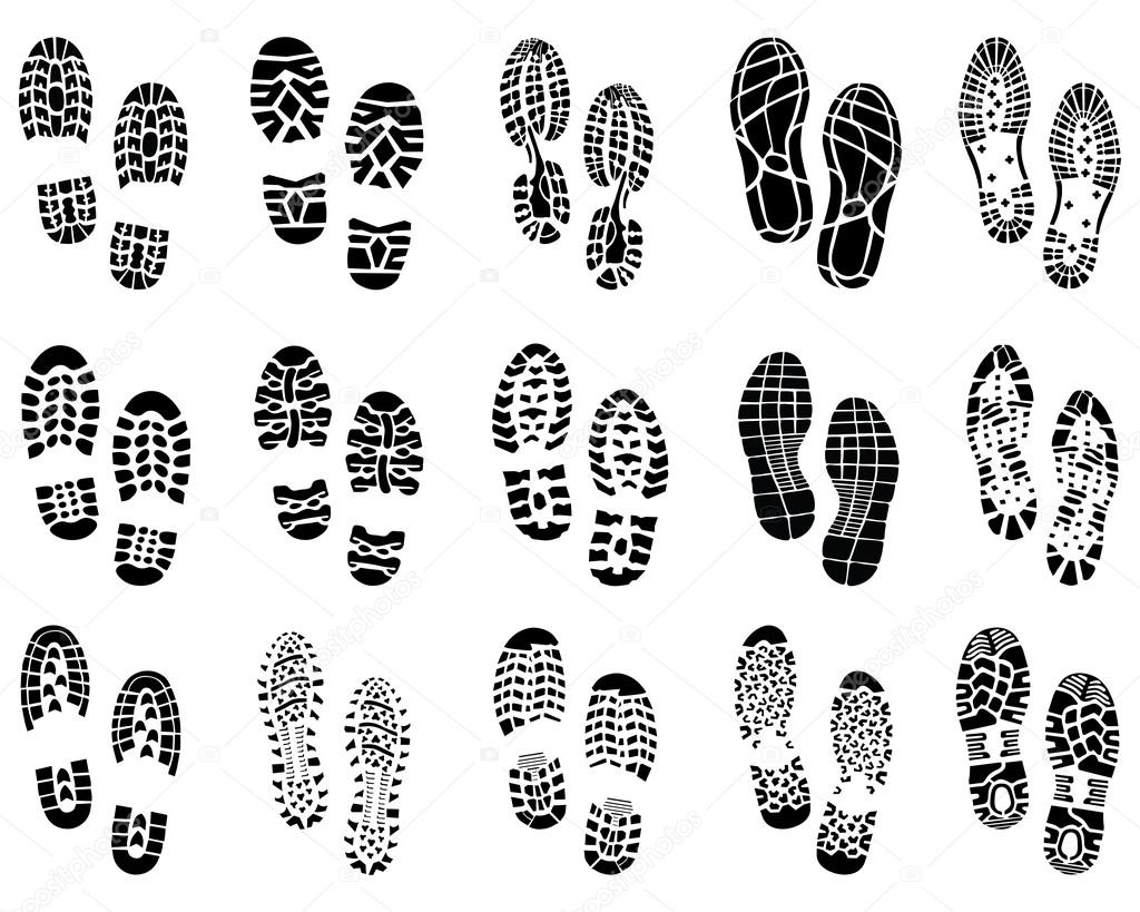 Prints of shoes