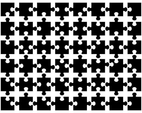 Black puzzle — Stock Vector