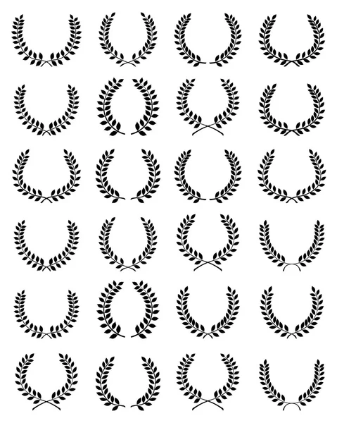 Laurel wreaths — Stock Vector