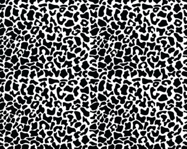 Leopar derisinin kusursuz desenli izi, illüstrasyon