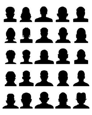 Avatar profil vektör