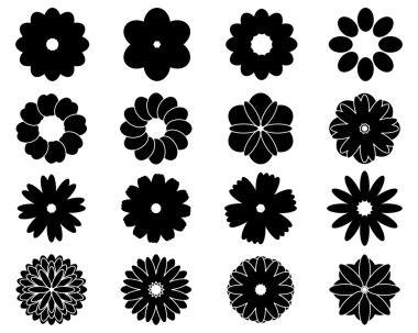 basit vektör çiçek