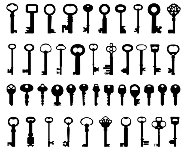 Door keys vector — Stock Vector