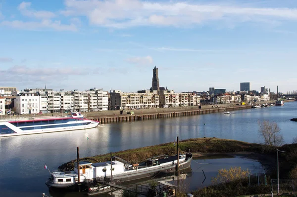 네덜란드의 아른헴 비우스 라인강이 — 스톡 사진