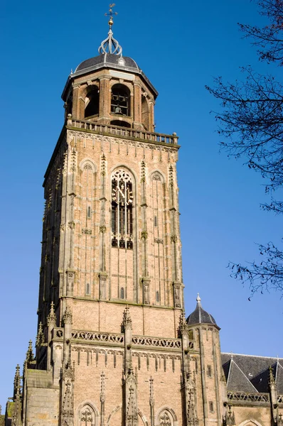 Tour Église Lebuinuskerk Deventer Aux Pays Bas — Photo