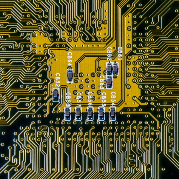 Close up of electronic components — Stock Photo, Image
