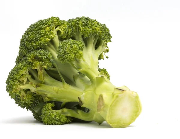 Close-up van broccoli geïsoleerd op een witte achtergrond met kopie ruimte — Stockfoto