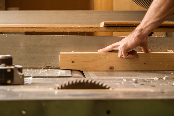 Hout planer Stockfoto