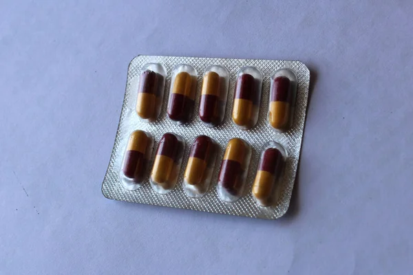 의약품 의약품 건강을 용기의 치료제 약재의 — 스톡 사진