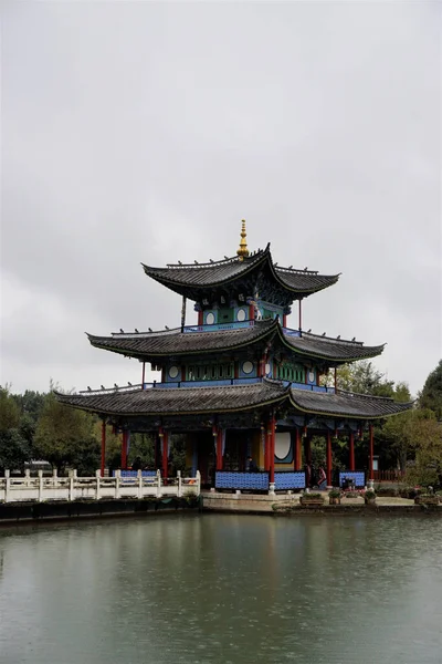 Paisaje Del Parque Negro Piscina Del Dragón Ciudad Jiang Yunnan —  Fotos de Stock