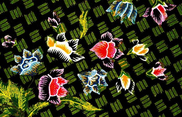 Güzel sanat Malezya ve Endonezya Batik desen — Stok fotoğraf