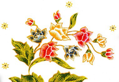 Güzel sanat Malezya ve Endonezya Batik desen