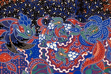 Güzel sanat Malezya ve Endonezya Batik desen