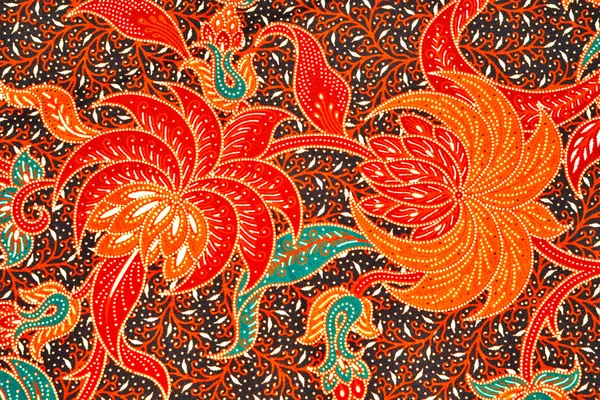 The beautiful of art Malaysian and Indonesian Batik Pattern — Stock Photo, Image