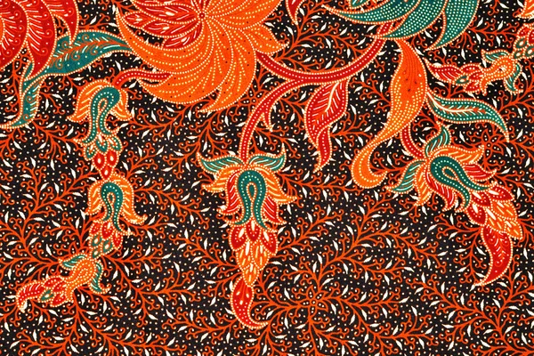 The beautiful of art Malaysian and Indonesian Batik Pattern — Stock Photo, Image