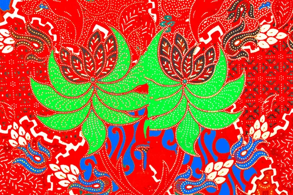 예술 말레이시아 및 인도네시아 바 틱 패턴의 아름 다운 — 스톡 사진