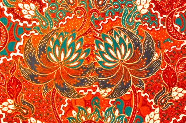 Güzel sanat Malezya ve Endonezya Batik desen