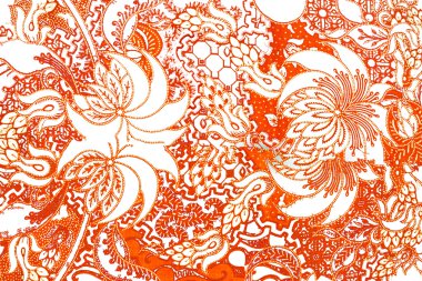 Güzel sanat Malezya ve Endonezya Batik desen