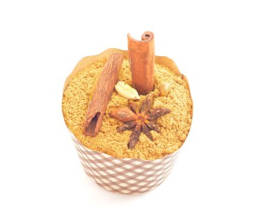 baharat beyaz zemin üzerine