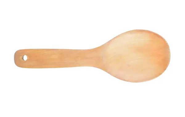 Wooden spoon isolated on white with clipping path included — Stock Photo, Image